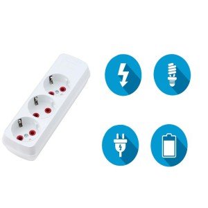 TOPTANBULURUM Grounded Triple Socket 10 Meters - TB17648