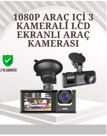 TA-01 1080P Front 720P Rear and Inner Camera System DVR
