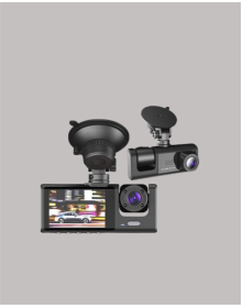 TA-01 1080P Vehicle Camera with 3 Cameras Black