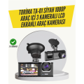 TA-01 1080P Vehicle Camera with 3 Cameras Black