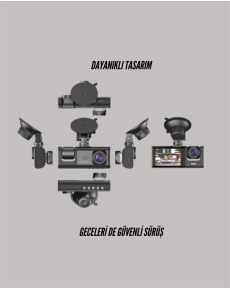 Triple Recording Vehicle Camera with G-Sensor