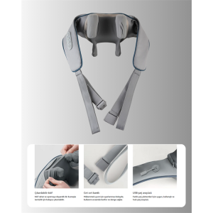 VNB-01 Vibrating Neck Massager Gray Color