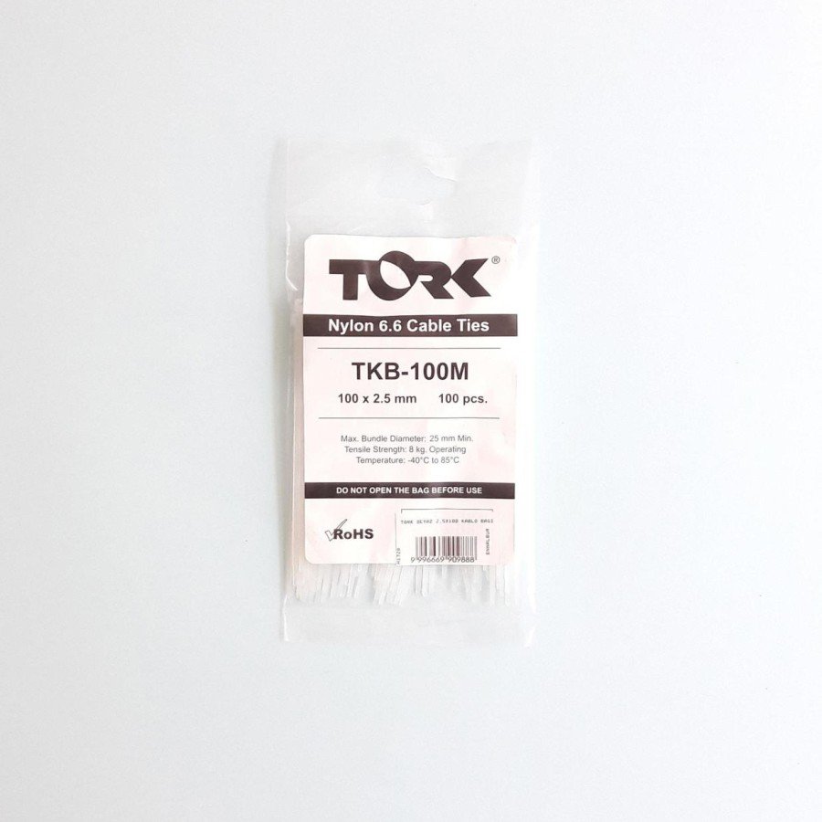 Tork White Cable Tie 2.5X100 Tork White Cable Tie 2.5X100
