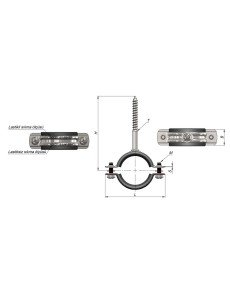 Triphone Pipe Clamp 2 Piece Triphone Pipe Clamp 2 Piece