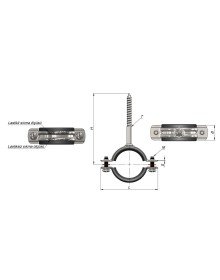 Triphone Pipe Clamp 4 Pieces