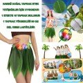 Tropical Inspired Hawaiian Leaf Party Skirt Adult Size