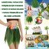 Tropical Inspired Hawaiian Leaf Party Skirt Adult Size