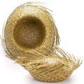 Tropical Party Natural Straw Hawaiian Hat 13x36 cm