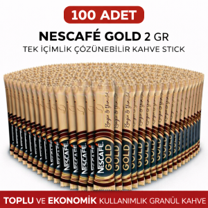 Coffee Gold 2 Gr 100 Pieces Single Use Stick Instant Granule Coffee Economical Bulk Package Coffee Gold 2 Gr 100 Pieces Single Use Stick Instant Granule Coffee Economical Bulk Package