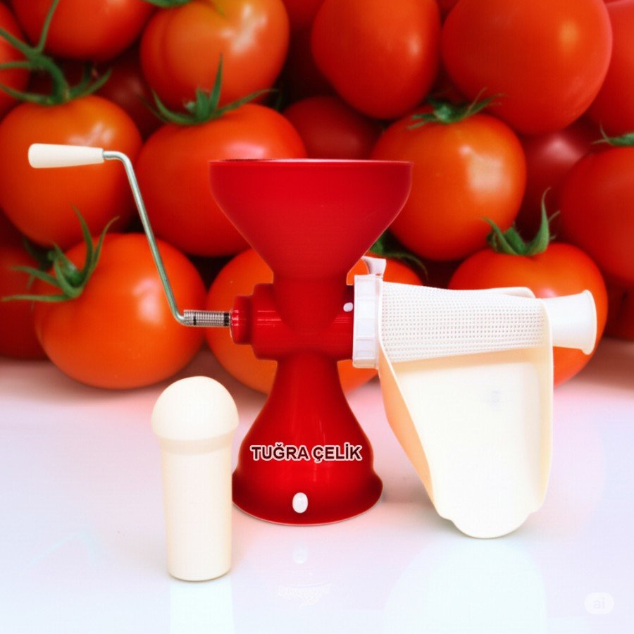 Tuğra Plastik Hand Held Pepper, Tomato Puree and Tomato Paste Machine – Metal Handle