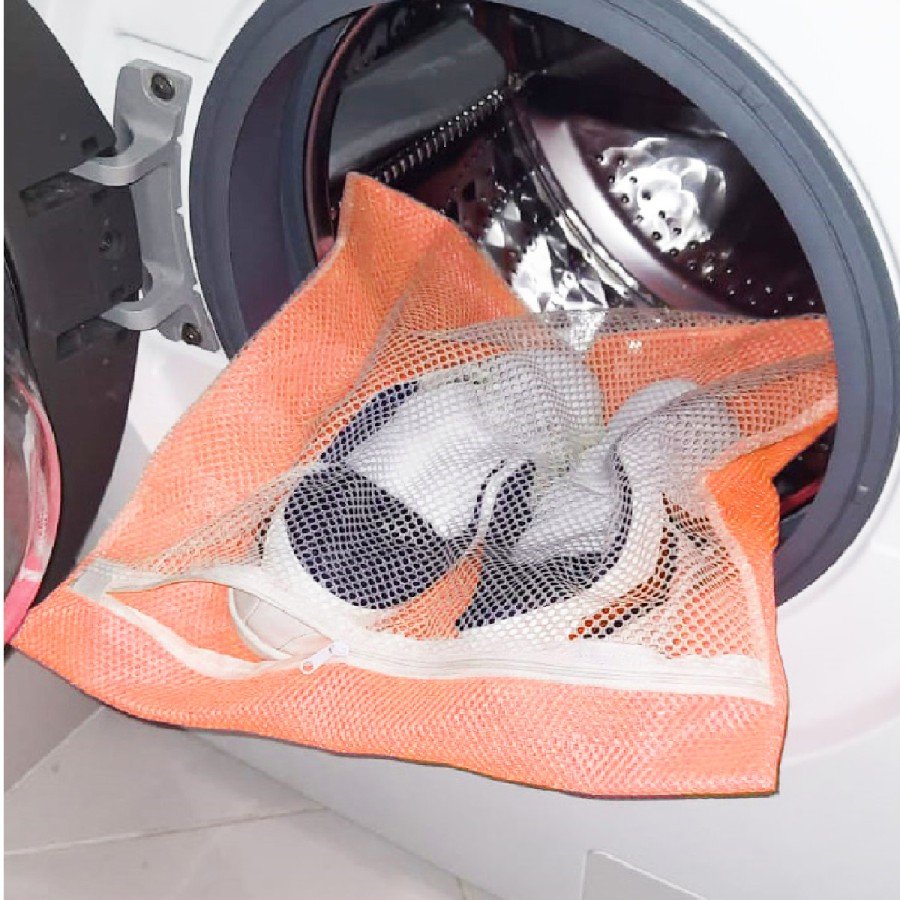 Orange - Zippered - Delicate Laundry Slippers Shoes Washing Net Large Size Orange - Zippered - Delicate Laundry Slippers Shoes Washing Net Large Size