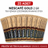 Coffee Gold 2 Gr 25 Pieces Single Use Stick Instant Granulated Coffee Package