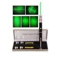Green Laser Pointer Green Laser Pen with 5 Heads Special Velvet Gray Box