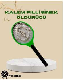 High Voltage Electronic Fly Killer – Battery Operated, with Safety Grille