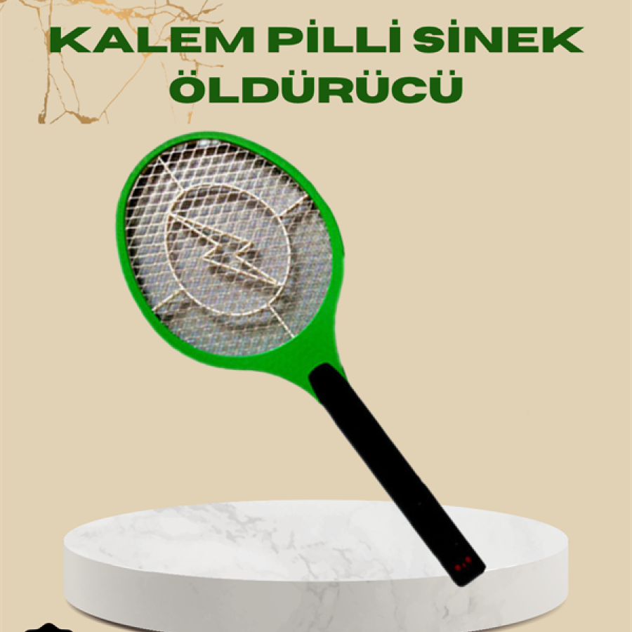 High Voltage Electronic Fly Killer – Battery Operated, with Safety Grille