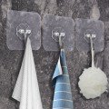 10LU Transparent Hanger with Ultra Strong Adhesive 10LU Transparent Hanger with Ultra Strong Adhesive