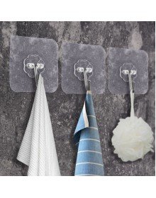 10LU Transparent Hanger with Ultra Strong Adhesive