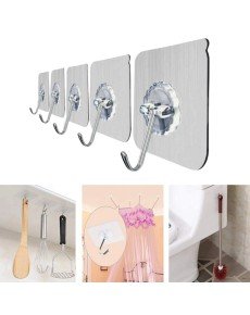 10LU Transparent Hanger with Ultra Strong Adhesive