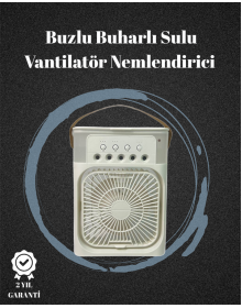3 in 1 Humidifier Mini Air Conditioner Fan with USB Connection | 7 Colors Illuminated