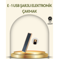 USB Rechargeable Flameless Electronic Lighter – Wind Resistant, Gas-Free, Safe to Use