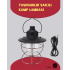 USB Rechargeable Retro LED Camping Lantern – 4 Light Modes, Waterproof, Portable