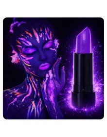 UV Neon Purple Lipstick – Glow in the Dark Makeup Paint