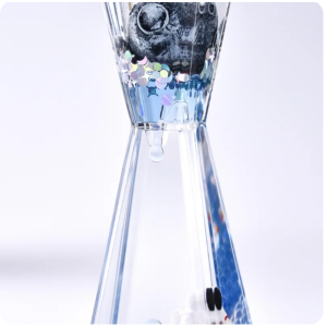 Space Themed Spilled Oil Hourglass