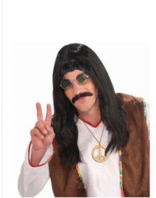 Uzun Barış Manço Wig and Mustache