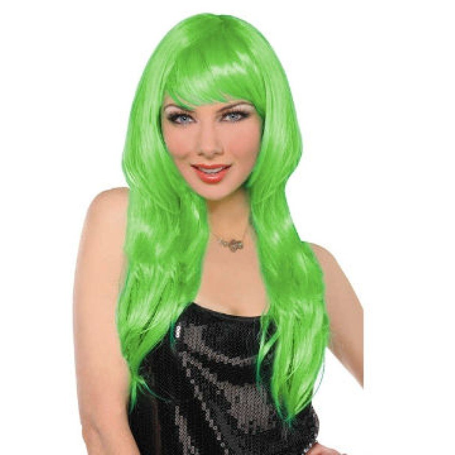 Long Wig Hair - Green Long Wig Hair - Green