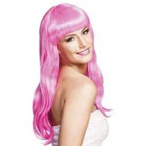 Long Wig Hair - Powder Pink Long Wig Hair - Powder Pink