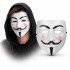 V Mask Premium Vendetta White Mask (Guy Fawkes Style)