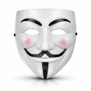 V Mask Premium Vendetta White Mask (Guy Fawkes Style) V Mask Premium Vendetta White Mask (Guy Fawkes Style)
