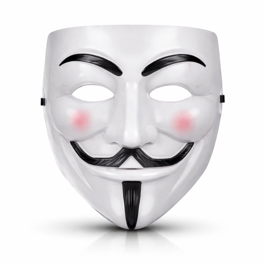 V Mask Premium Vendetta Beyaz Maske (Guy Fawkes Stil) V Mask Premium Vendetta Beyaz Maske (Guy Fawkes Stil)