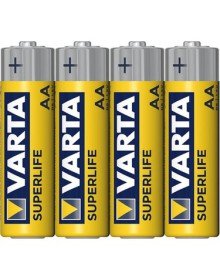 VARTA AA ZINC CARBON SUPER LIFE (PACK OF 4)