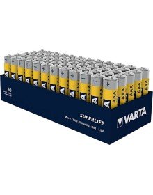 VARTA AAA ZINC CARBON SUPER LIFE (PACK OF 60)