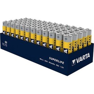 VARTA AAA ZINC CARBON SUPER LIFE (PACK OF 60) VARTA AAA ZINC CARBON SUPER LIFE (PACK OF 60)