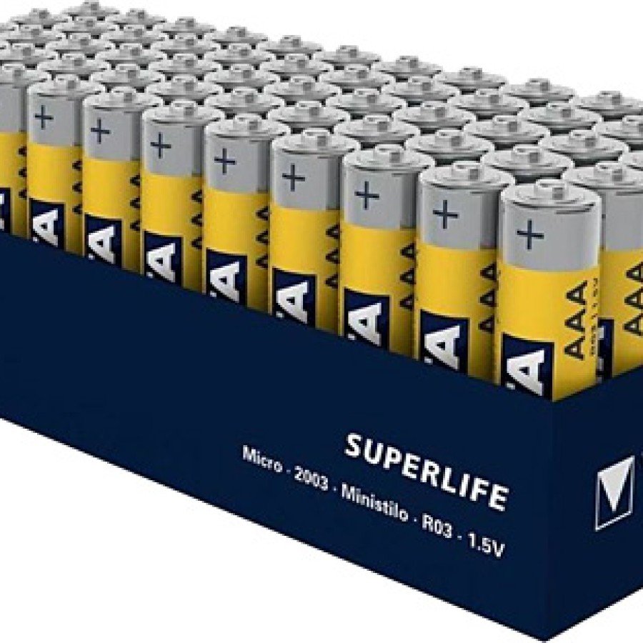 VARTA AAA ZINC CARBON SUPER LIFE (PACK OF 60) VARTA AAA ZINC CARBON SUPER LIFE (PACK OF 60)