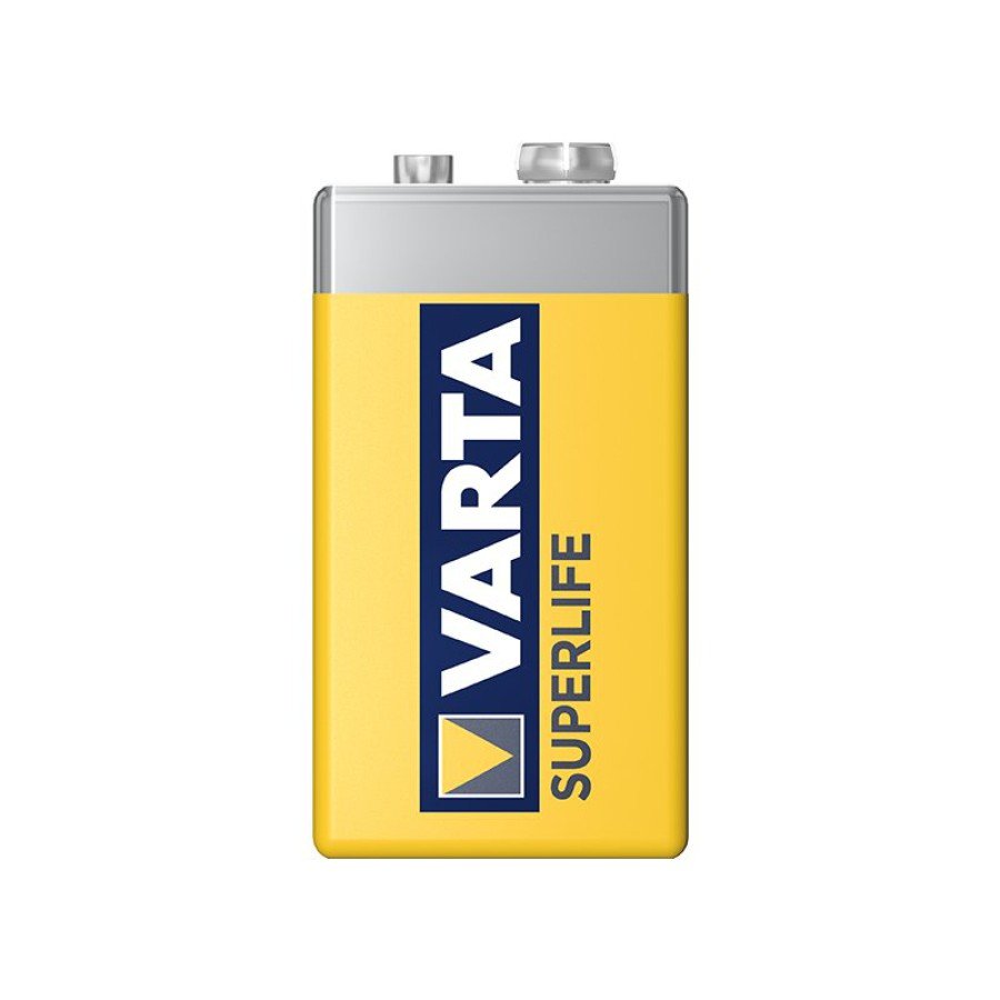 Varta Superlife Zinc 9 Volt Battery 12 Pack