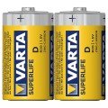 Varta Superlife Zinc Large D Size Battery 24 Pack