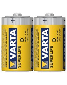 Varta Superlife Zinc Large D Size Battery 24 Pack