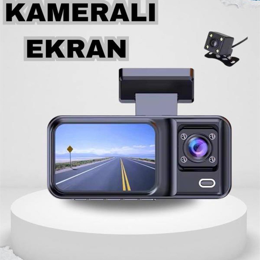2 Inch 1080P Full HD DVR In-Car Display with Front and Rear Camera