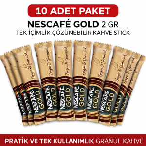 Coffee Gold 2 Gr 10 Pieces Single Use Stick Instant Granulated Coffee Package Coffee Gold 2 Gr 10 Pieces Single Use Stick Instant Granulated Coffee Package