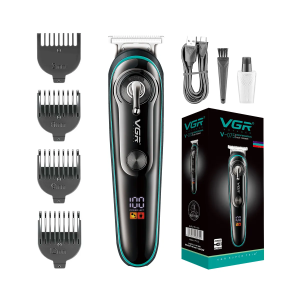 VGR V-075 T Blade Zero Cut LCD Display Rechargeable Shaver