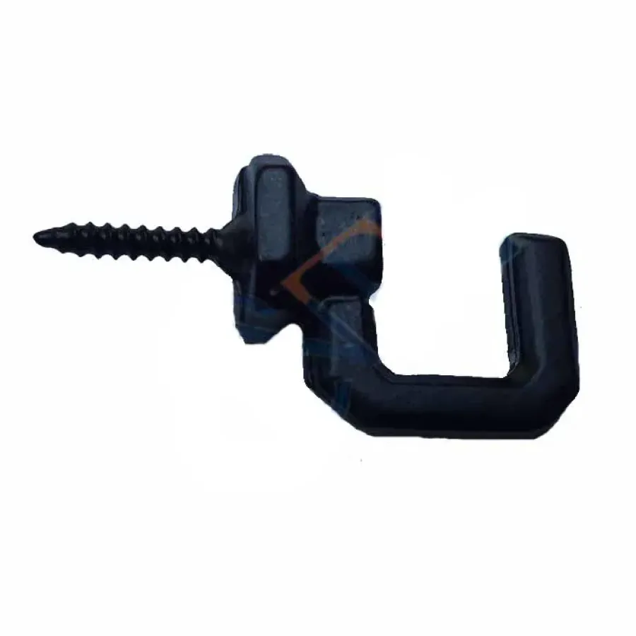 Screw Hook, Hanger Large - 15x23mm, Black - 100 Pieces Screw Hook, Hanger Large - 15x23mm, Black - 100 Pieces