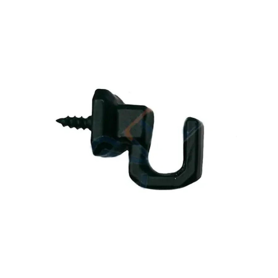 Screw Hook, Hanger Small - 15x18mm, Black - 1 Piece