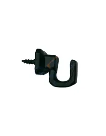Screw Hook, Hanger Small - 15x18mm, Black - 100 Pieces