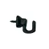 Screw Hook, Hanger Small - 15x18mm, Black - 100 Pieces