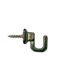 Screw Hook, Hanger Small - 15x18mm, Yellow - 1 Piece