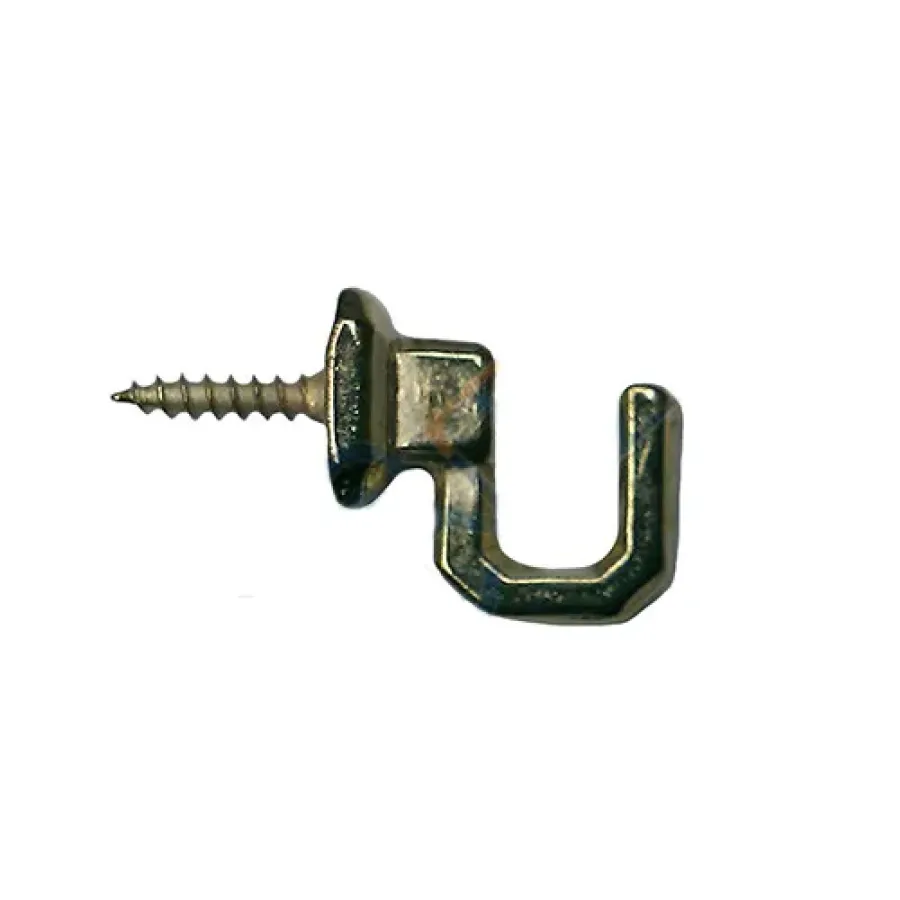 Screw Hook, Hanger Small - 15x18mm, Yellow - 1 Piece Screw Hook, Hanger Small - 15x18mm, Yellow - 1 Piece