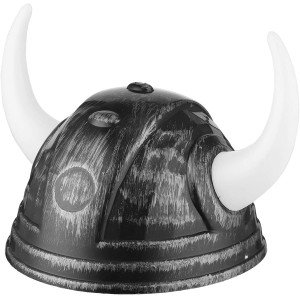 Viking Head Asterix Head Silver Color